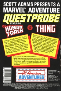 Questprobe featuring Human Torch and the Thing Box Art