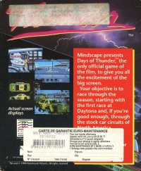 Days of Thunder Box Art