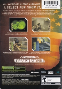 Conflict: Desert Storm - Platinum Hits Box Art