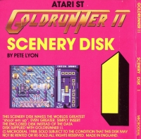 Goldrunner II Scenery Disk I Box Art