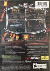 Mortal Kombat: Deadly Alliance - Platinum Hits Box Art