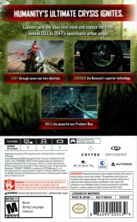 Crysis 3 Remastered Box Art