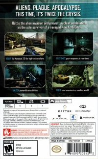 Crysis 2 Remastered Box Art