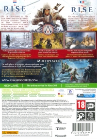 Assassin's Creed III [BE][NL] Box Art