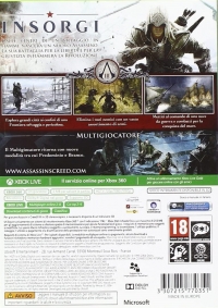 Assassin's Creed III - Classics [IT] Box Art