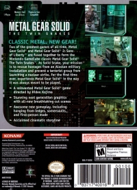 Metal Gear Solid: The Twin Snakes (4 Blocks) Box Art