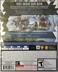 Horizon Forbidden West - Launch Edition Box Art