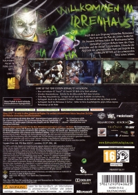 Batman: Arkham Asylum: Game of the Year Edition [AT][CH][DE] Box Art