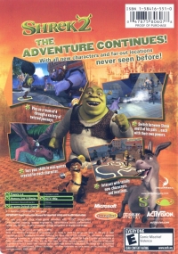 Shrek 2 - Platinum Family Hits Box Art
