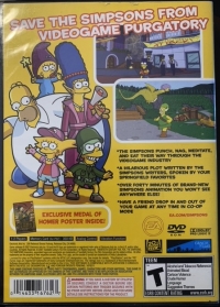 Simpsons Game, The (Medal of Homer Poster) Box Art