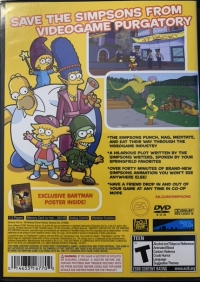 Simpsons Game, The (Bartman Poster) Box Art