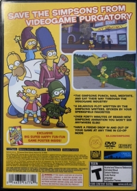 Simpsons Game, The (Big Super Happy Fun-Fun Game Poster) Box Art