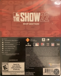 MLB The Show 22 - MVP Edition Box Art