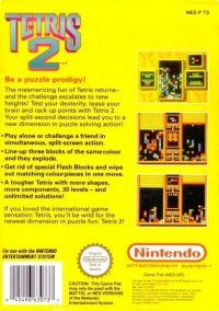 Tetris 2 (NES Version) Box Art