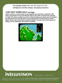 Chip Shot Super Pro Golf Box Art