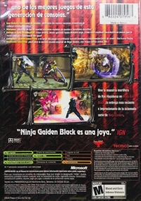 Ninja Gaiden Black [MX] Box Art