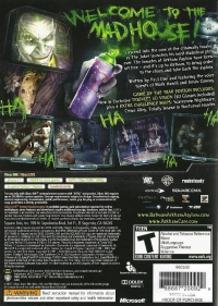 Batman: Arkham Asylum: Game of the Year Edition - Platinum Hits Box Art