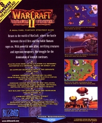 Warcraft II: Tides of Darkness (8 Player Head-to-Head via Network / See bottom of package) Box Art
