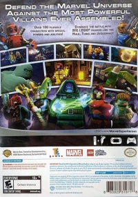 Lego Marvel Super Heroes (Made in Japan) Box Art