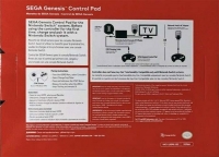 Sega Genesis Control Pad (115706A) Box Art