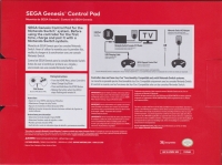 Sega Genesis Control Pad (115706B) Box Art