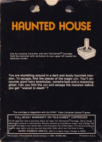 Haunted House (1981 / black box) Box Art