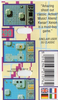 Xenon (Mastertronic Plus) Box Art