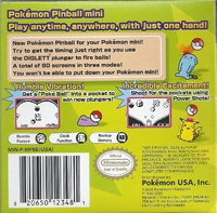 Pokemon Pinball Mini Box Art