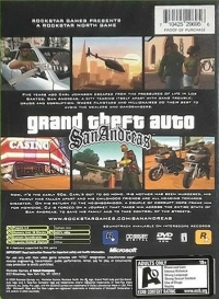 Grand Theft Auto: San Andreas (ESRB AO) Box Art