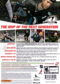 NHL 2K7 Box Art