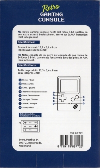 Retro Gaming Console Box Art