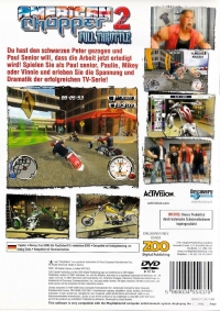 American Chopper 2: Full Throttle [DE] Box Art