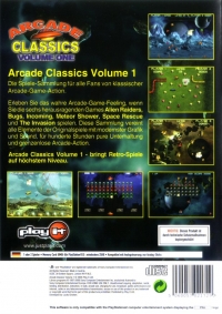 Arcade Classics: Volume One [DE] Box Art