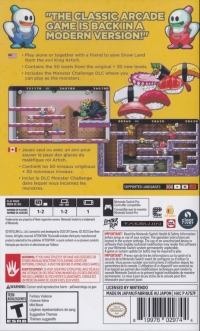 Snow Bros. Nick & Tom Special Box Art