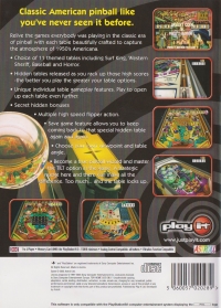 Pinball (blue cover) Box Art