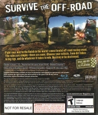 MotorStorm - Greatest Hits (Not for Resale) Box Art