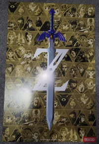 Legend of Zelda 35th Anniversary GameStop Exclusive Poster Box Art