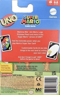 Uno (Super Mario / white logo) Box Art