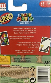 Uno (Super Mario / 993532-P / Made in India) Box Art