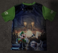 Luigi's Mansion 3 Polyester All-Over Print Kids T-shirt Box Art