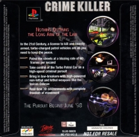 Crime Killer Demo CD Box Art