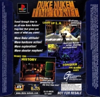 Duke Nukem: Time to Kill Demo CD Box Art