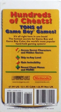 Game Boy Secret Codes Box Art