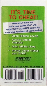 Game Boy Secret Codes 3 Box Art