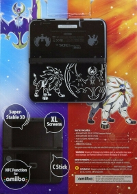 Nintendo 3DS XL - Solgaleo and Lunala Limited Edition [UK] Box Art