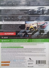 Grid Autosport - Limited Black Edition [MX] Box Art