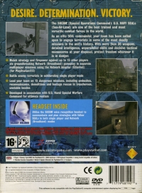 SOCOM: U.S. Navy SEALs (Headset Inside / PEGI) Box Art