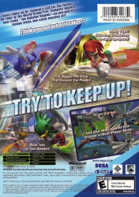 Sonic Riders (Sonic X DVD) Box Art