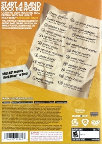 Rock Band Country Track Pack Box Art