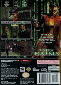 Enter the Matrix Box Art